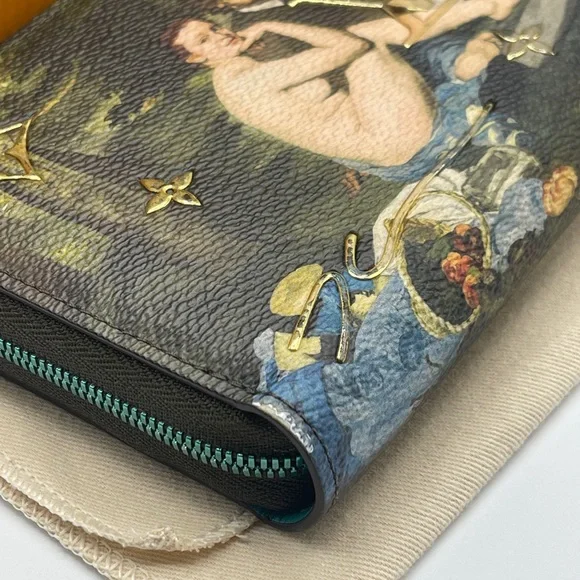 Louis Vuitton x Jeff Koons Masters Collection Manet Limited Edition Zippy Wallet - Picture 5 of 16
